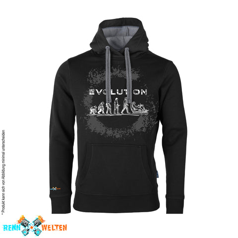 Hoodie / Kapuzenpulli - Die Evolution des Menschen